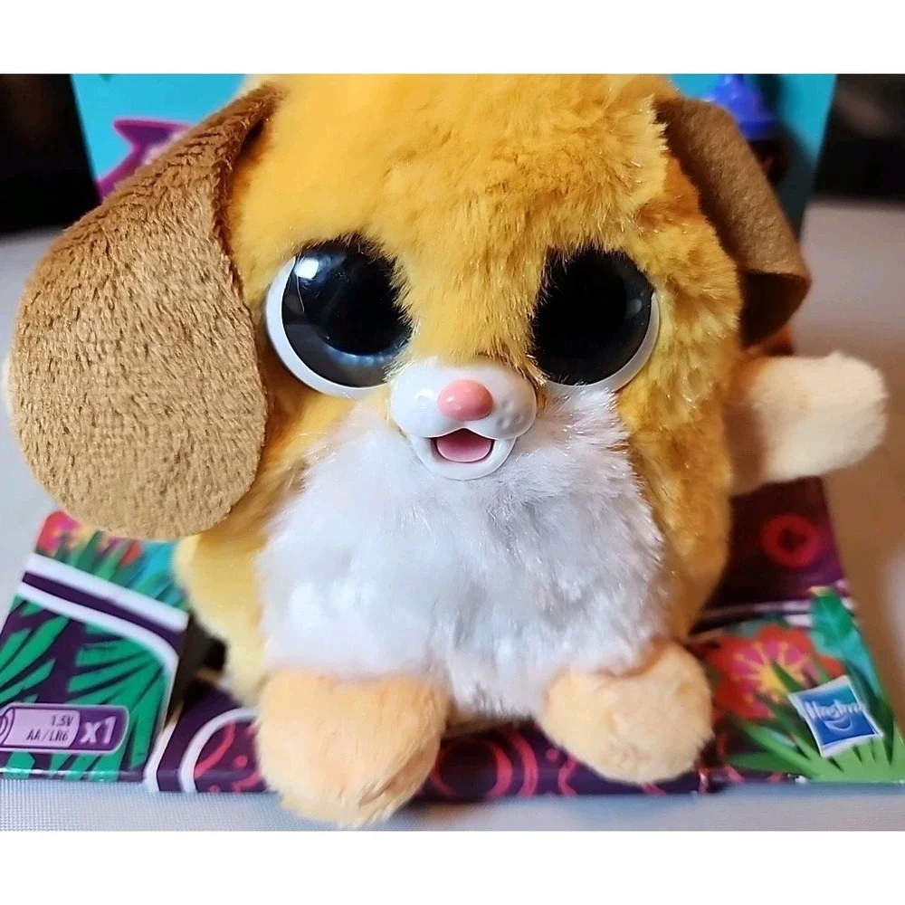 New Hasbro FurReal Fuzzalots Puppy Care & Feed Lights 25+ Sounds Interactive NIB
